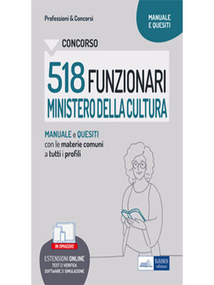 cover image of Concorso 518 Funzionari Ministero della Cultura